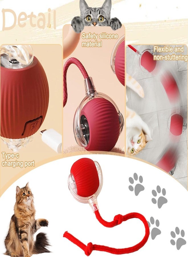 LARYNX Rolling Ball Toy for Pets, Interactive Cat Toys Rolling Ball, Interactive Dog Ball Toy with USB Rechargeable for Small, Medium Dogs - Image 2